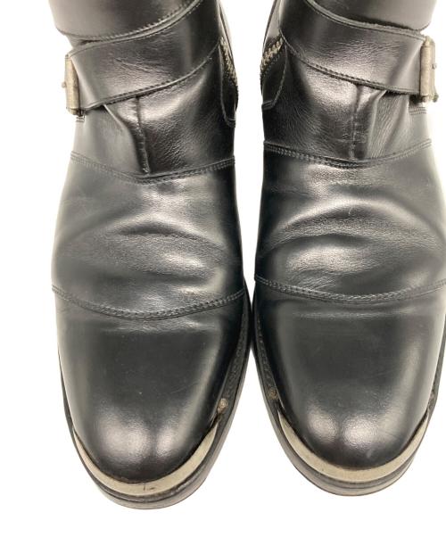 BALMAIN（バルマン）BALMAIN (バルマン) サイドジップジョッパーブーツ ブラック サイズ:41の古着・服飾アイテム