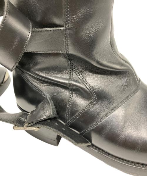 BALMAIN（バルマン）BALMAIN (バルマン) サイドジップジョッパーブーツ ブラック サイズ:41の古着・服飾アイテム