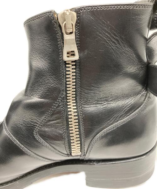 BALMAIN（バルマン）BALMAIN (バルマン) サイドジップジョッパーブーツ ブラック サイズ:41の古着・服飾アイテム