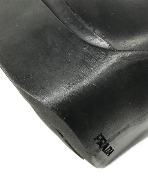 PRADA（プラダ）PRADA (プラダ) サイドゴアブーツ ブラック サイズ:5 1/2の古着・服飾アイテム