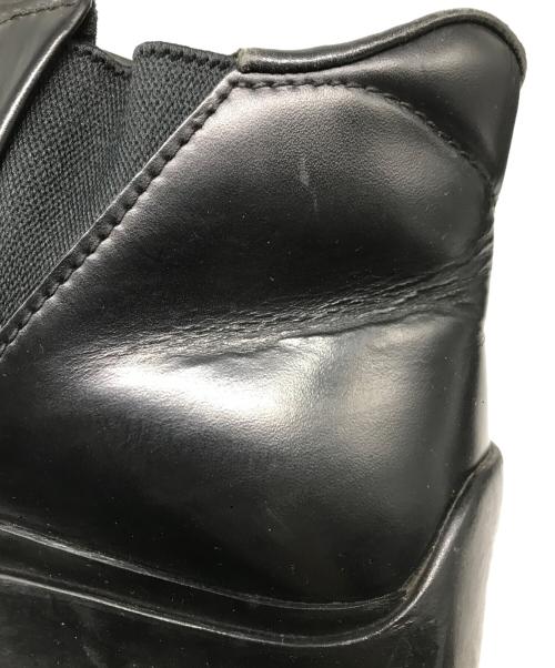 PRADA（プラダ）PRADA (プラダ) サイドゴアブーツ ブラック サイズ:5 1/2の古着・服飾アイテム