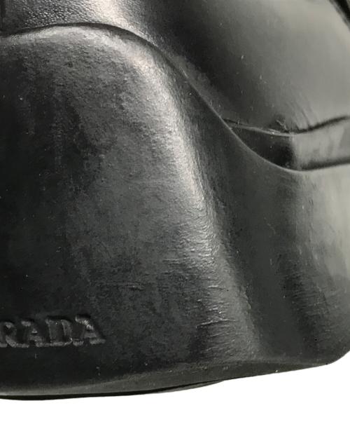 PRADA（プラダ）PRADA (プラダ) サイドゴアブーツ ブラック サイズ:5 1/2の古着・服飾アイテム