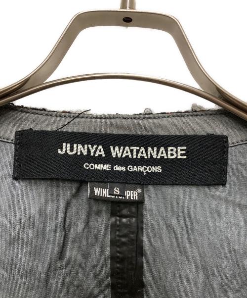 JUNYA WATANABE COMME des GARCONS（(ジュンヤワタナベ コムデギャルソン）JUNYA WATANABE COMME des GARCONS (ジュンヤワタナベ コムデギャルソン) ノーカラーツイードジャケット ブラック サイズ:Sの古着・服飾アイテム