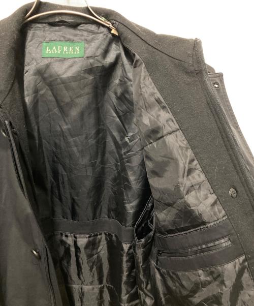 LAUREN RALPH LAUREN（ローレンラルフローレン）LAUREN RALPH LAUREN (ローレンラルフローレン) ライナー付きスタンドカラーコート ブラック サイズ:XXLの古着・服飾アイテム