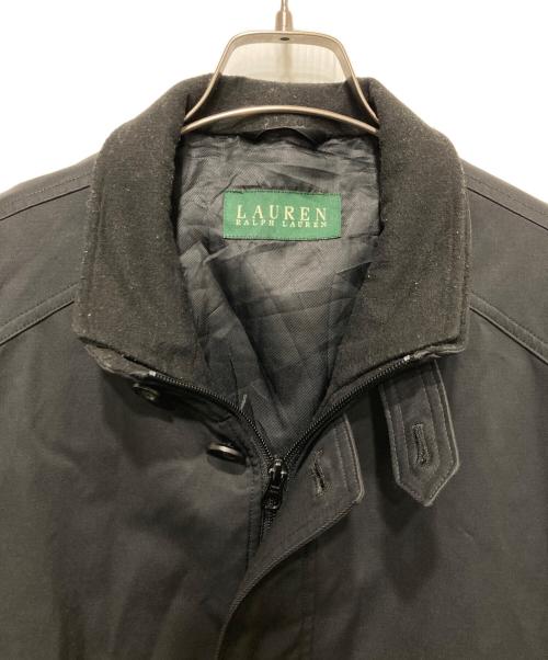 LAUREN RALPH LAUREN（ローレンラルフローレン）LAUREN RALPH LAUREN (ローレンラルフローレン) ライナー付きスタンドカラーコート ブラック サイズ:XXLの古着・服飾アイテム