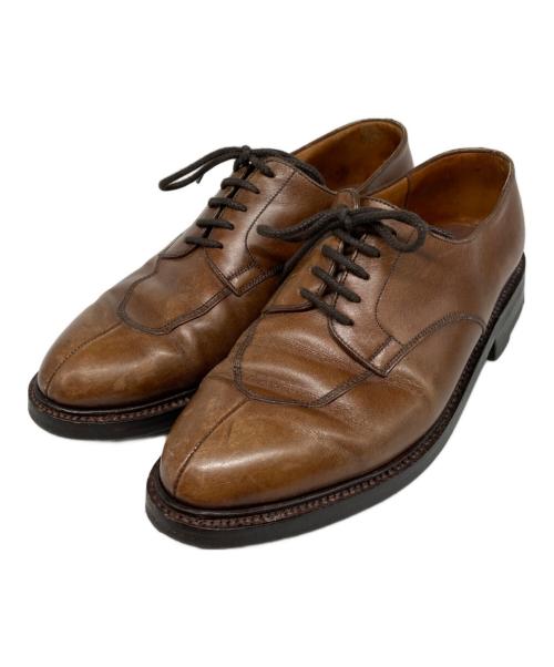 J.M.WESTON（ジェイエムウエストン）J.M.WESTON (ジェイエムウエストン) ロジェ プリットトゥ ダービーシューズ ブラウン サイズ:７Dの古着・服飾アイテム