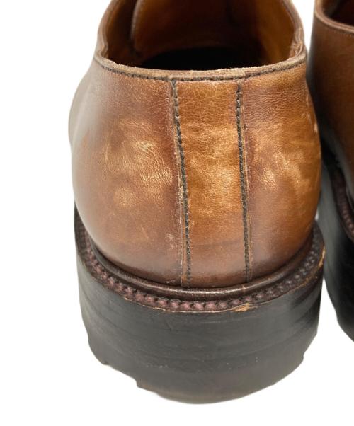 J.M.WESTON（ジェイエムウエストン）J.M.WESTON (ジェイエムウエストン) ロジェ プリットトゥ ダービーシューズ ブラウン サイズ:７Dの古着・服飾アイテム