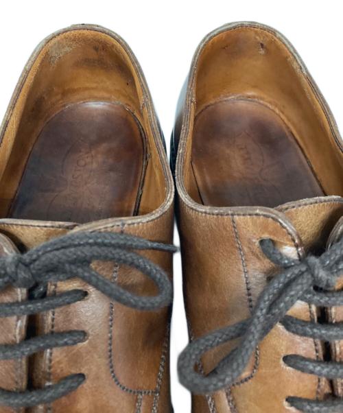J.M.WESTON（ジェイエムウエストン）J.M.WESTON (ジェイエムウエストン) ロジェ プリットトゥ ダービーシューズ ブラウン サイズ:７Dの古着・服飾アイテム