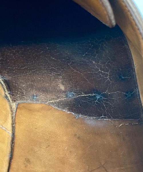 J.M.WESTON（ジェイエムウエストン）J.M.WESTON (ジェイエムウエストン) ロジェ プリットトゥ ダービーシューズ ブラウン サイズ:７Dの古着・服飾アイテム