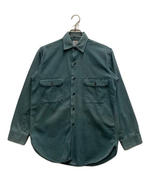 HERCULES（ヘラクレス）HERCULES (ヘラクレス) 50s-60sワークシャツ ブルー サイズ:不明の古着・服飾アイテム