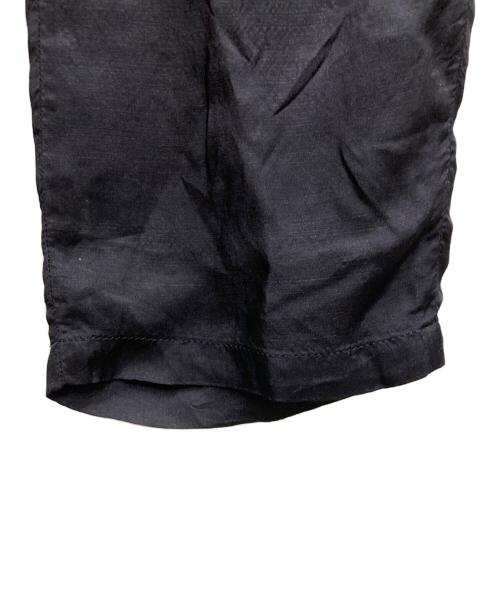 DRIES VAN NOTEN（ドリスヴァンノッテン）DRIES VAN NOTEN (ドリスヴァンノッテン) サテンイージーパンツ ブラック サイズ:44の古着・服飾アイテム