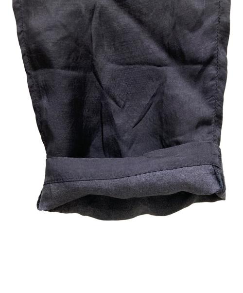 DRIES VAN NOTEN（ドリスヴァンノッテン）DRIES VAN NOTEN (ドリスヴァンノッテン) サテンイージーパンツ ブラック サイズ:44の古着・服飾アイテム