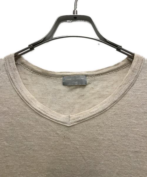 COMME des GARCONS HOMME（コムデギャルソン オム）COMME des GARCONS HOMME (コムデギャルソン オム) リネンニット ベージュ サイズ:FREEの古着・服飾アイテム