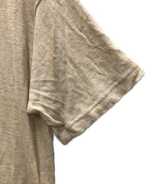 COMME des GARCONS HOMME（コムデギャルソン オム）COMME des GARCONS HOMME (コムデギャルソン オム) リネンニット ベージュ サイズ:FREEの古着・服飾アイテム