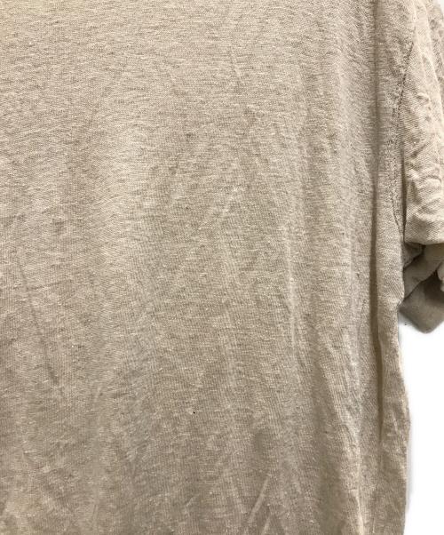 COMME des GARCONS HOMME（コムデギャルソン オム）COMME des GARCONS HOMME (コムデギャルソン オム) リネンニット ベージュ サイズ:FREEの古着・服飾アイテム