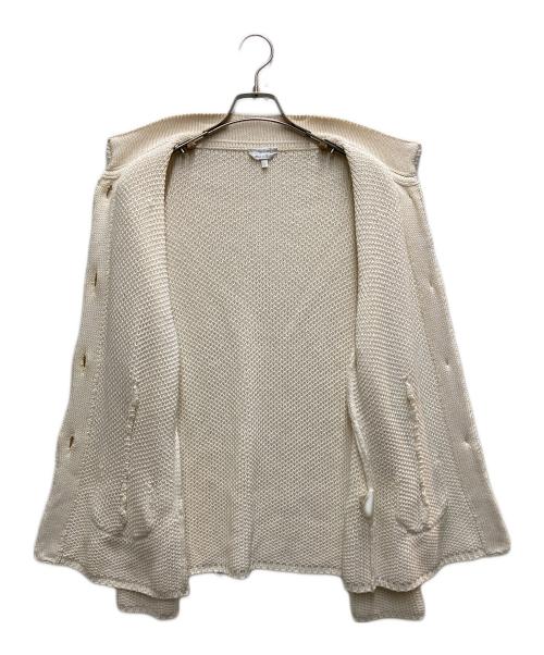 MaxMara（マックスマーラ）MaxMara (マックスマーラ) コットンカーディガン ベージュ サイズ:Lの古着・服飾アイテム