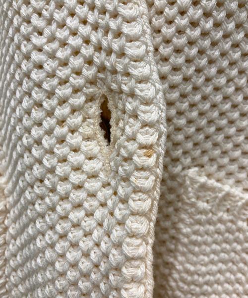 MaxMara（マックスマーラ）MaxMara (マックスマーラ) コットンカーディガン ベージュ サイズ:Lの古着・服飾アイテム