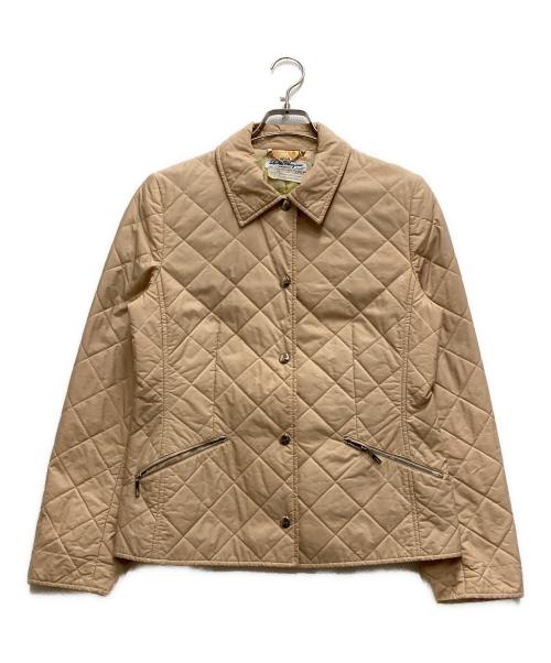 Salvatore Ferragamo（サルヴァトーレ フェラガモ）Salvatore Ferragamo (サルヴァトーレ フェラガモ) キルティングジャケット ベージュ サイズ:Lの古着・服飾アイテム