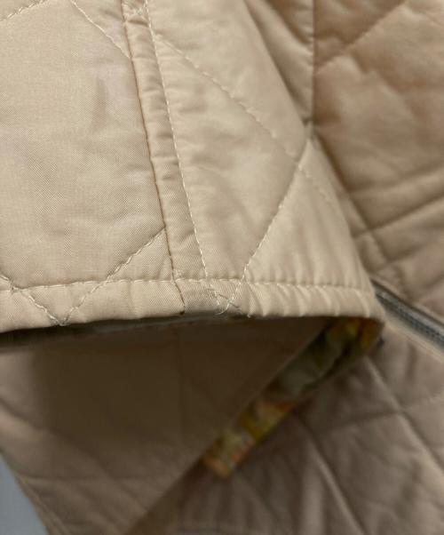 Salvatore Ferragamo（サルヴァトーレ フェラガモ）Salvatore Ferragamo (サルヴァトーレ フェラガモ) キルティングジャケット ベージュ サイズ:Lの古着・服飾アイテム