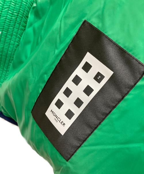MONCLER（モンクレール）MONCLER (モンクレール) RORENT GILET ロゴワッペン ダウンベスト グリーン サイズ:2の古着・服飾アイテム
