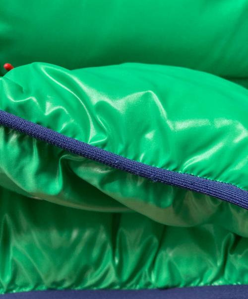 MONCLER（モンクレール）MONCLER (モンクレール) RORENT GILET ロゴワッペン ダウンベスト グリーン サイズ:2の古着・服飾アイテム