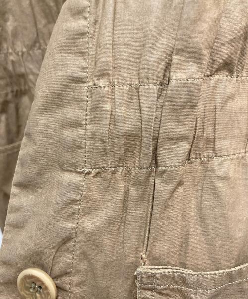MM6 Maison Margiela（エムエムシックスメゾンマルジェラ）MM6 Maison Margiela (エムエムシックスメゾンマルジェラ) ノーカラーコート ベージュ サイズ:Mの古着・服飾アイテム