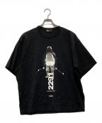 KOLORカラー）の古着「ロゴTシャツ」｜ブラック
