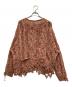 AMERI (アメリ) CABLE PATTERN DAMAGE LOOSE KNIT ピンク サイズ:FREE：8000円