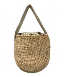 Chloe×Mifuko（クロエ×ミフコ）の古着「WOODY スモールバスケット」｜ベージュ