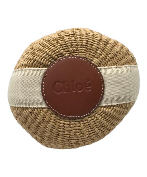 Chloe（クロエ）Chloe (クロエ) Mifuko (ミフコ) WOODY スモールバスケット ベージュの古着・服飾アイテム