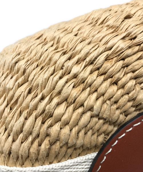 Chloe（クロエ）Chloe (クロエ) Mifuko (ミフコ) WOODY スモールバスケット ベージュの古着・服飾アイテム