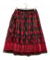 tricot COMME des GARCONS（トリココムデギャルソン）の古着「レイヤードチェックスカート」｜ブラック