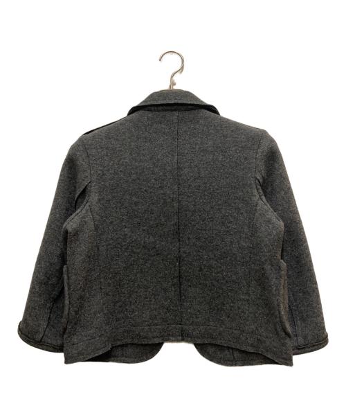 tricot COMME des GARCONS（トリココムデギャルソン）tricot COMME des GARCONS (トリココムデギャルソン) ブークレーニット(縮絨ニット) ジャケット グレー サイズ:Sの古着・服飾アイテム