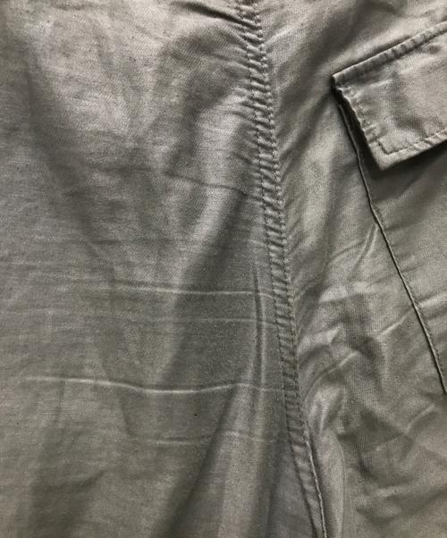 Graphpaper（グラフペーパー）Graphpaper (グラフペーパー) cotton linen moleskin fatigue pants グレー サイズ:Mの古着・服飾アイテム