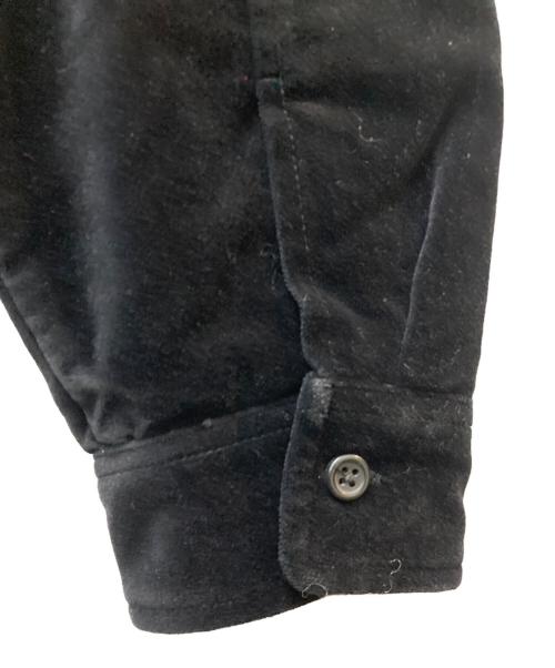 SUPREME（シュプリーム）Supreme (シュプリーム) Quilted Lined Hooded Velvet Shirt ブラック サイズ:Ⅼの古着・服飾アイテム