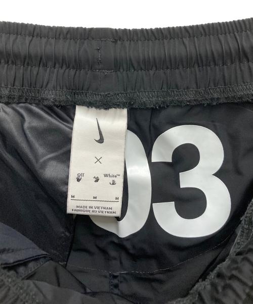 NIKE（ナイキ）NIKE (ナイキ) OFFWHITE (オフホワイト) ナイロンパンツ ブラック サイズ:Ⅿの古着・服飾アイテム