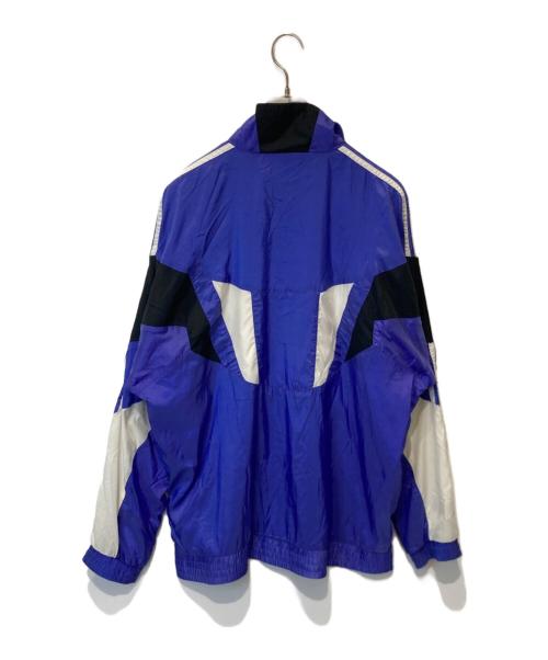 adidas（アディダス）adidas (アディダス) ナイロンジャケット ネイビー サイズ:XLの古着・服飾アイテム