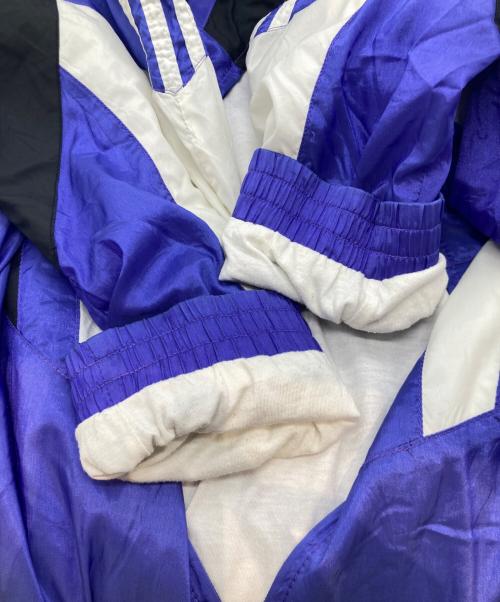 adidas（アディダス）adidas (アディダス) ナイロンジャケット ネイビー サイズ:XLの古着・服飾アイテム
