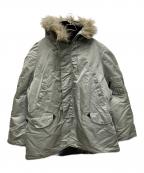 ALPHAアルファ）の古着「N-2B ECW PARKA」｜グレー