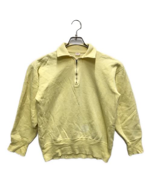 PENNEYS（ペニーズ）penneys (ペニーズ) 60's ハーフジップスウェット イエロー サイズ:Mの古着・服飾アイテム