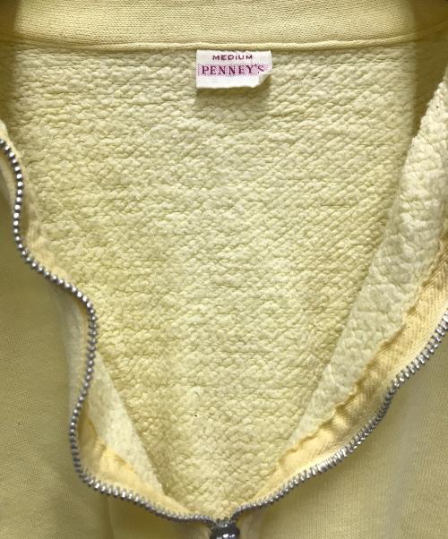 PENNEYS（ペニーズ）penneys (ペニーズ) 60's ハーフジップスウェット イエロー サイズ:Mの古着・服飾アイテム