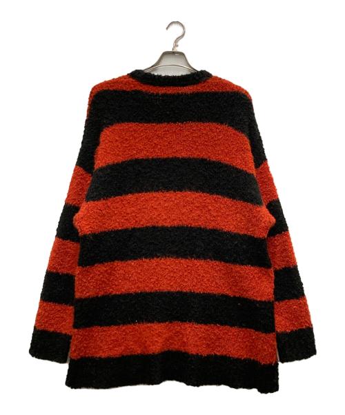 NUMBER (N)INE（ナンバーナイン）NUMBER (N)INE (ナンバーナイン) 復刻ボーダーニット ブラック×レッド サイズ:Lの古着・服飾アイテム