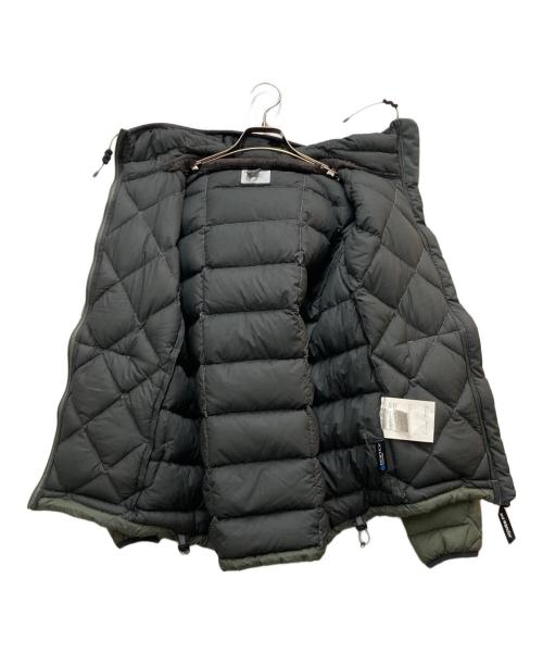 and wander（アンドワンダー）and wander (アンドワンダー) diamond stitch down jacket グリーン サイズ:Ⅿの古着・服飾アイテム