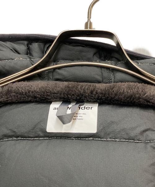 and wander（アンドワンダー）and wander (アンドワンダー) diamond stitch down jacket グリーン サイズ:Ⅿの古着・服飾アイテム