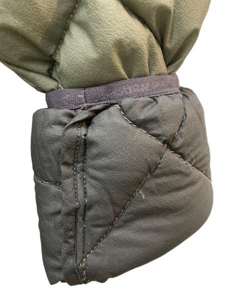 and wander（アンドワンダー）and wander (アンドワンダー) diamond stitch down jacket グリーン サイズ:Ⅿの古着・服飾アイテム