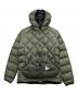 and wander（アンドワンダー）の古着「diamond stitch down jacket」｜グリーン