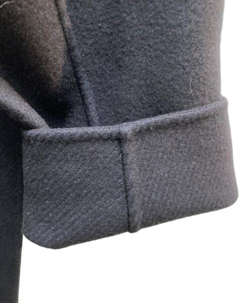 ATON（エイトン）ATON (エイトン) メルトンノーカラーコート ブラック サイズ:1の古着・服飾アイテム