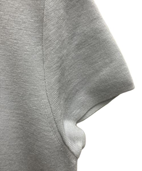 HERMES（エルメス）HERMES (エルメス) カシミヤシルク ロゴボタンニット ブルー サイズ:38の古着・服飾アイテム