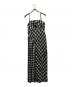 MAISON SPECIAL (メゾンスペシャル) Button Slit Checkered Camisole Maxidresses ブラック×グレー サイズ:38：10000円