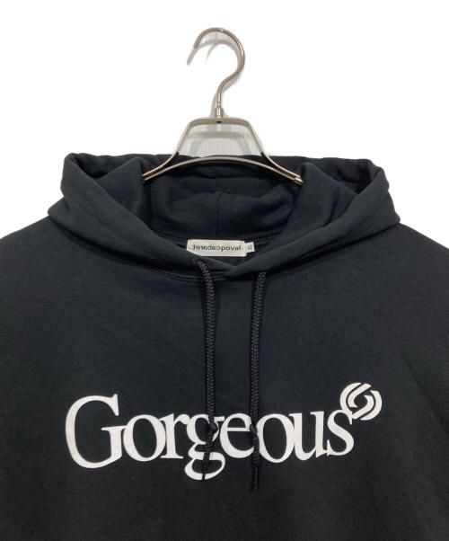 Cabaret Poval（キャバレーポバール）Cabaret Poval (キャバレーポバール) Easten Bloc Hoodie ブラック サイズ:ＸＬの古着・服飾アイテム